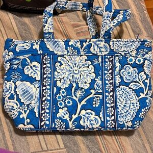 Vera Bradley Blue and White Floral Tote